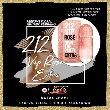 Perfume Similar Gadis 913 Inspirado em 212 Vip Rosé Extra Contratipo